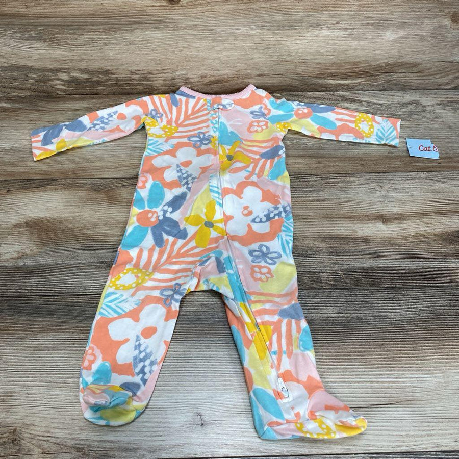 NEW Floral Print Sleeper sz 9m - Me 'n Mommy To Be
