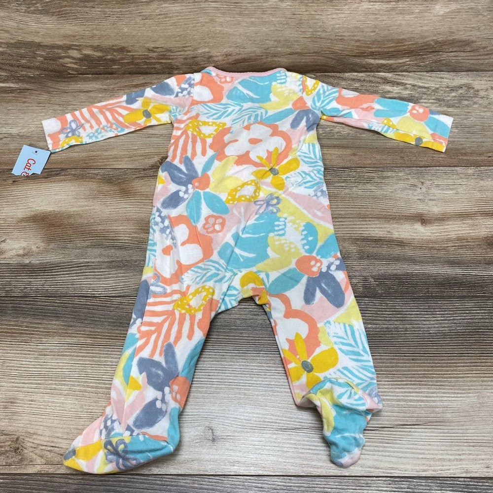 NEW Floral Print Sleeper sz 9m - Me 'n Mommy To Be