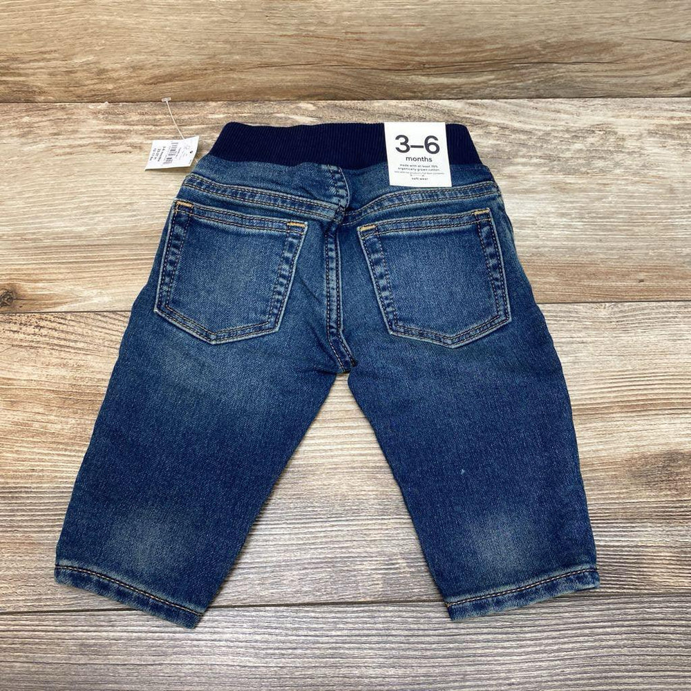NEW Baby Gap My First Easy Slim Knit-Denim Jeans sz 3-6m - Me 'n Mommy To Be