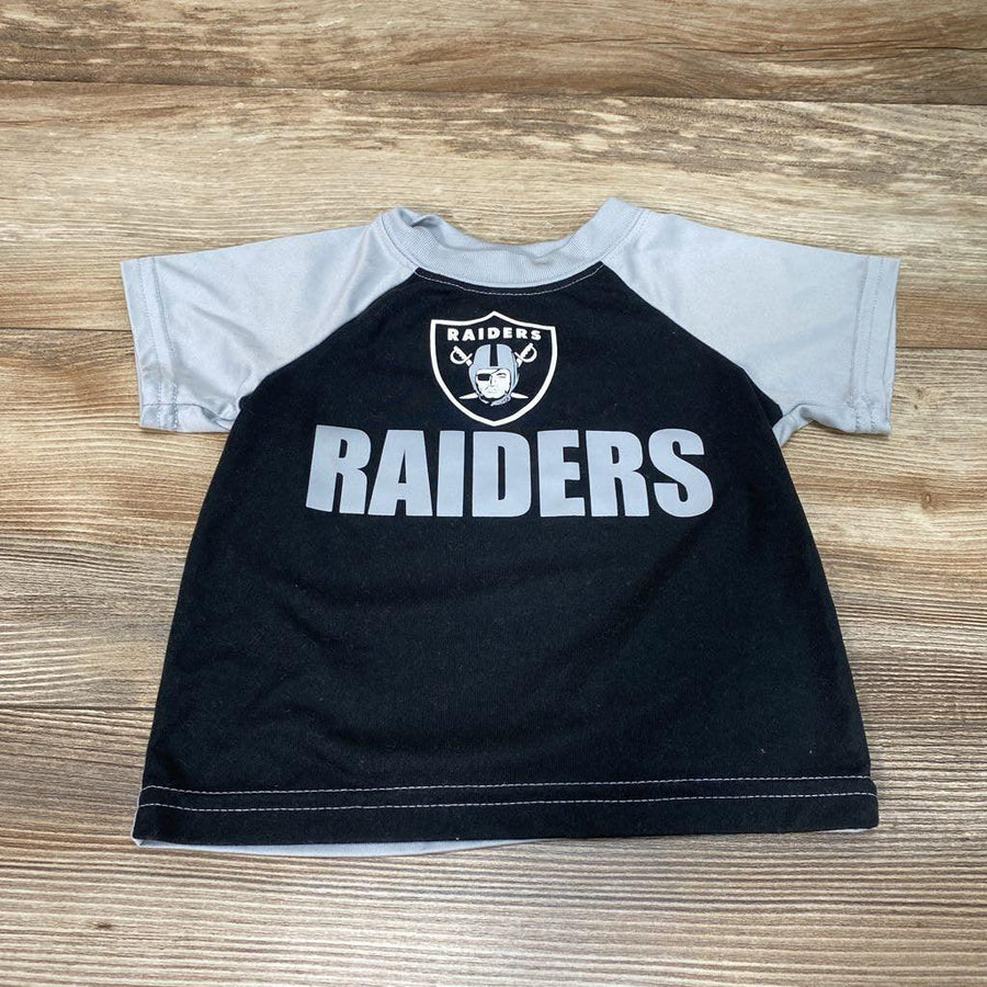 NFL Team Raiders Shirt sz 12m - Me 'n Mommy To Be