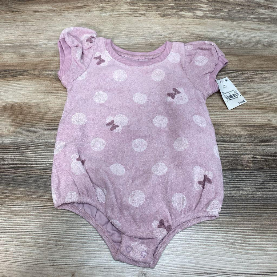 NEW Disney Baby Minnie Mouse Terry Romper sz 6-9m - Me 'n Mommy To Be