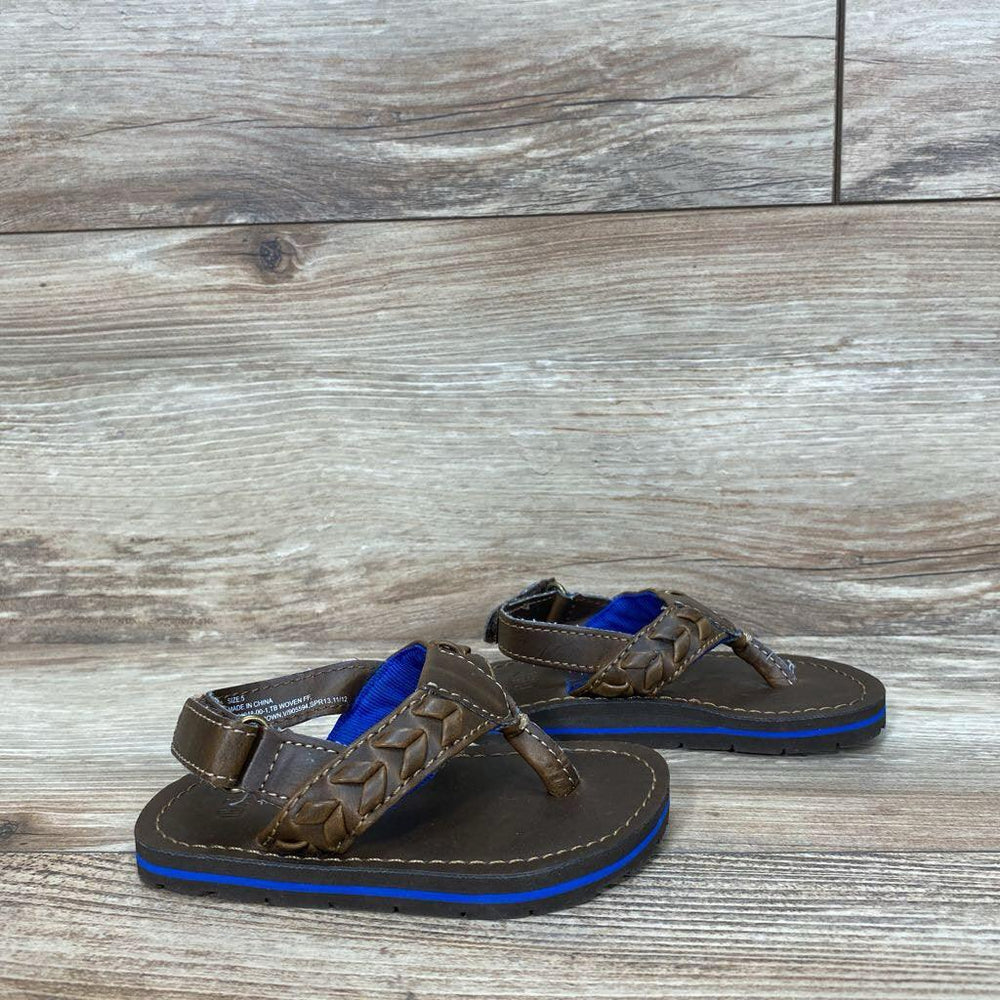 BabyGap Leather Flip Flop Sandals 5c - Me 'n Mommy To Be