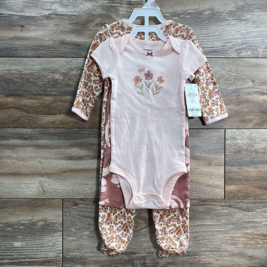 NEW Carter's 3pc Bodysuit + Pants + Sleeper sz 9m - Me 'n Mommy To Be