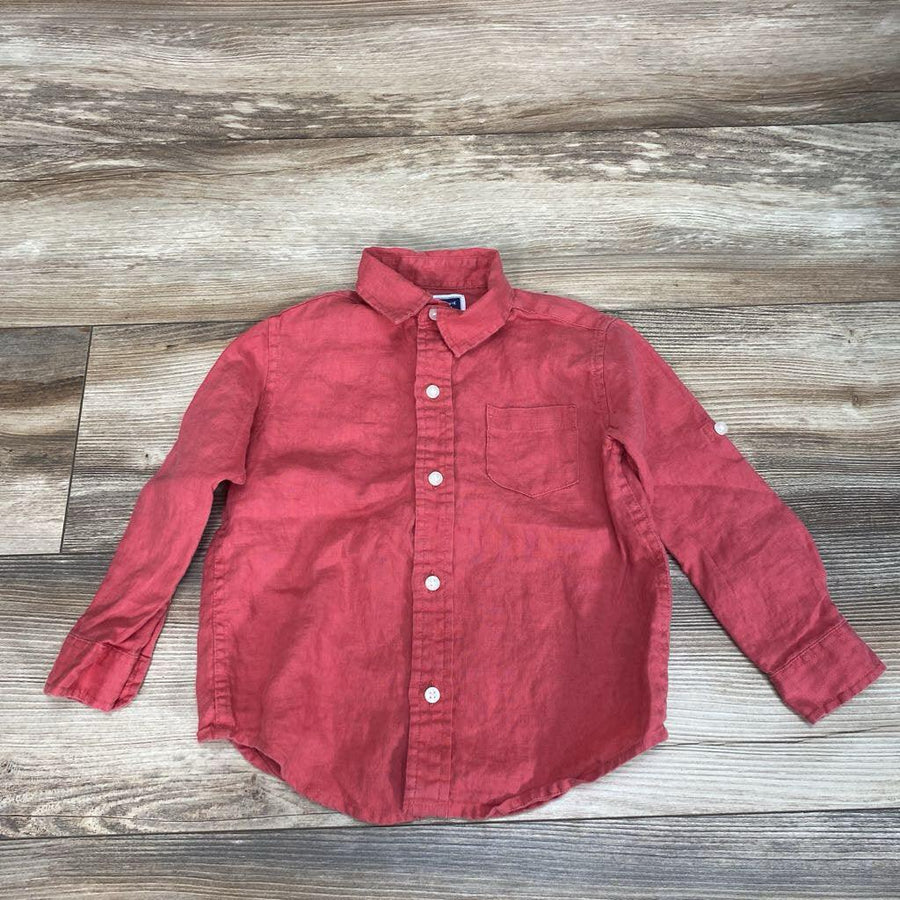 Janie & Jack Linen Button-Up Shirt sz 2T - Me 'n Mommy To Be