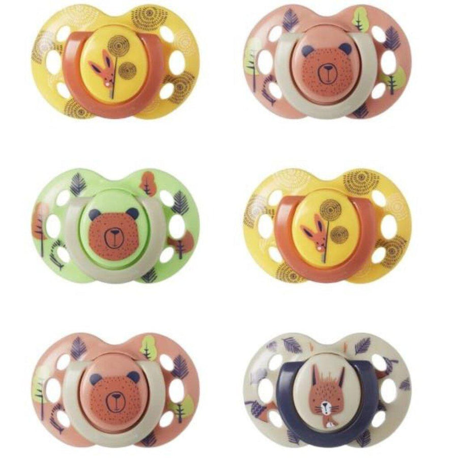 NEW Tommee Tippee 6pk Fun Soothers Pacifiers - Me 'n Mommy To Be