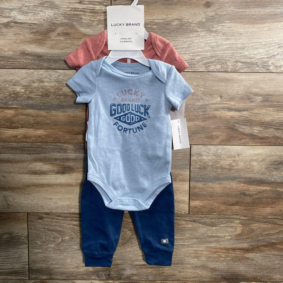 NEW Lucky Brand 3pc Set sz 3-6m - Me 'n Mommy To Be