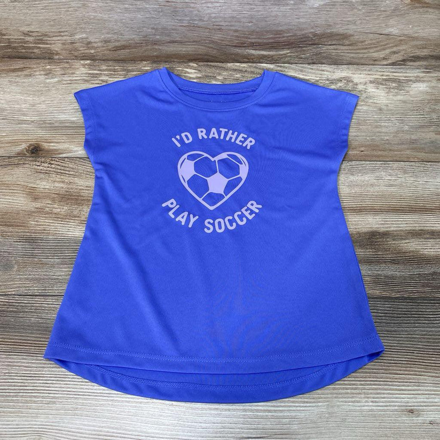 Okie Dokie I'd Rather Play Soccer Shirt sz 4T - Me 'n Mommy To Be