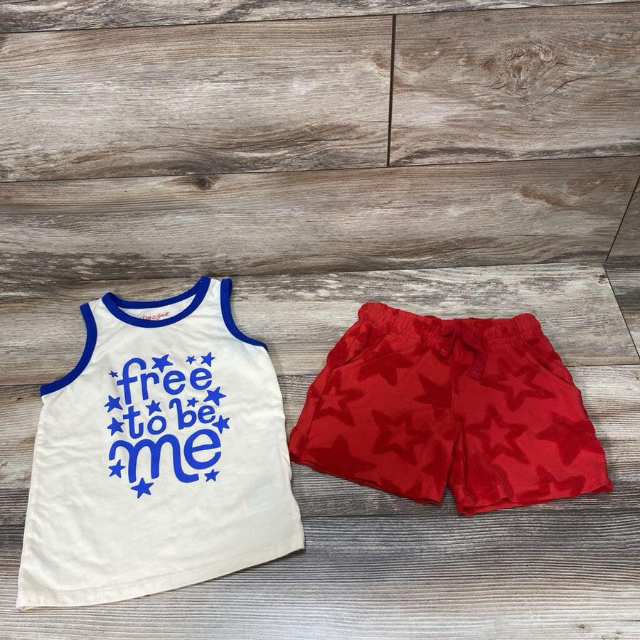 Cat & Jack 2pc Free Tank Top & Shorts sz 4T - Me 'n Mommy To Be
