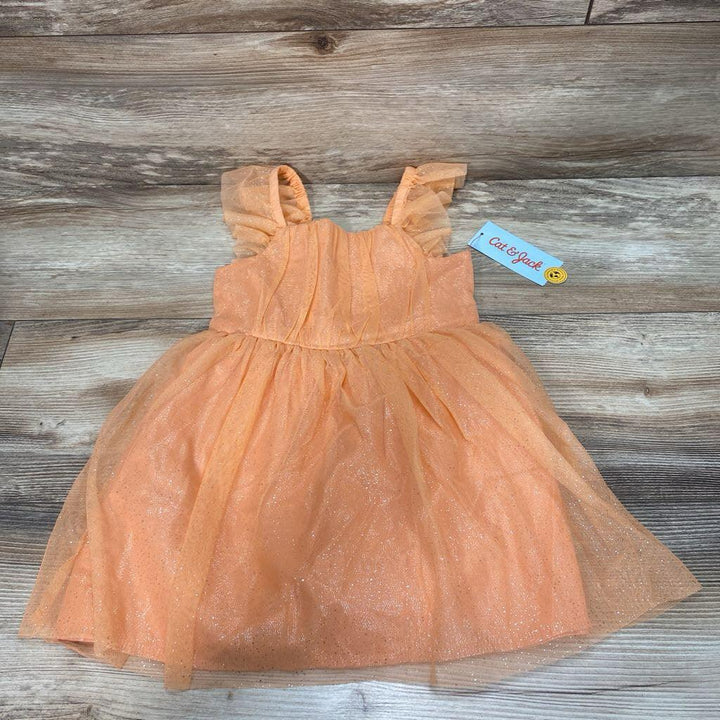 NEW Cat & Jack Glitter Tank Tulle Dress sz 3T - Me 'n Mommy To Be