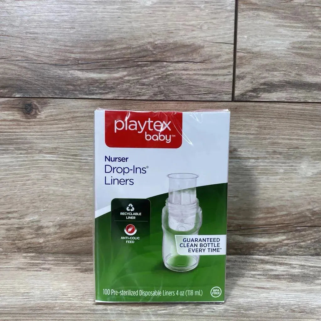 NEW Playtex Baby Nurser Drop-Ins Liners 100ct. - Me 'n Mommy To Be