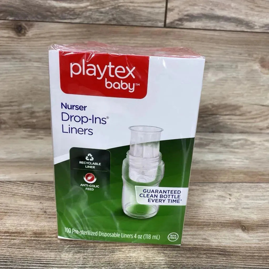 NEW Playtex Baby Nurser Drop-Ins Liners 100ct. - Me 'n Mommy To Be