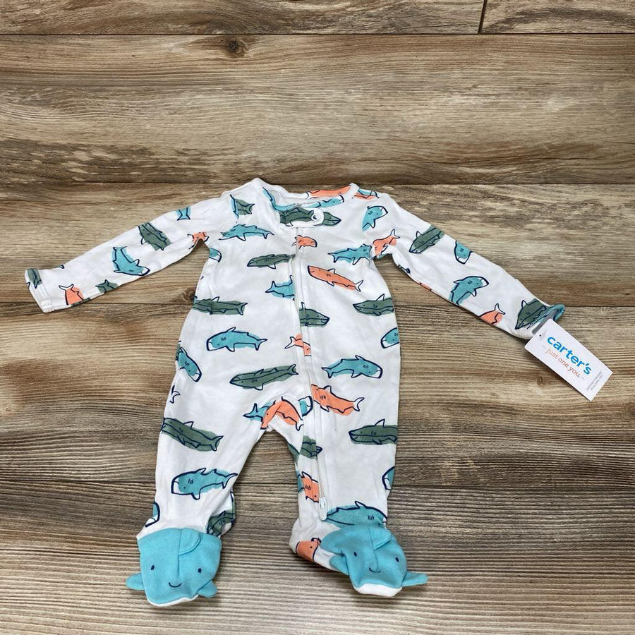 NEW Just One You Shark Sleeper sz NB - Me 'n Mommy To Be
