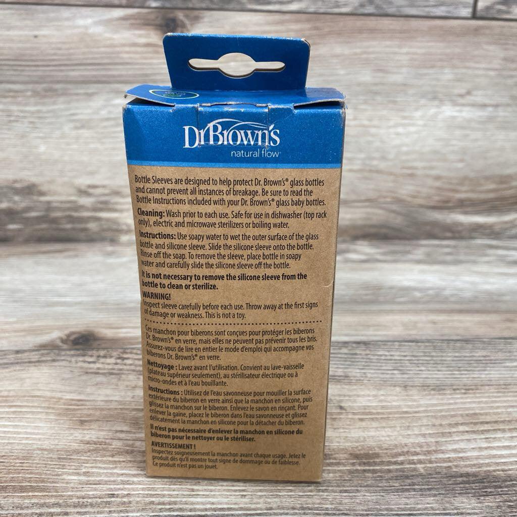NEW Dr. Brown's Glass Bottle Sleeve Fits Narrow 8oz Bottle - Me 'n Mommy To Be