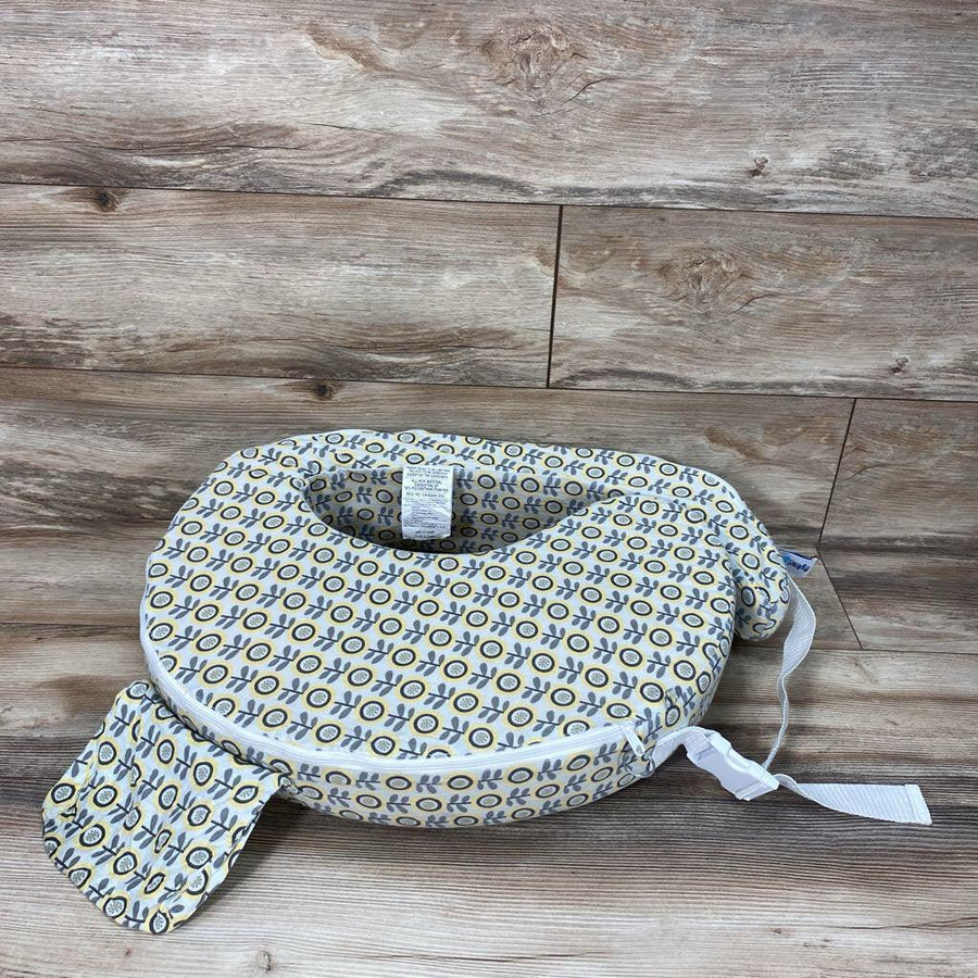 My Breast Friend Original Nursing Pillow With Side Pocket Sunshine Poppy - Me 'n Mommy To Be
