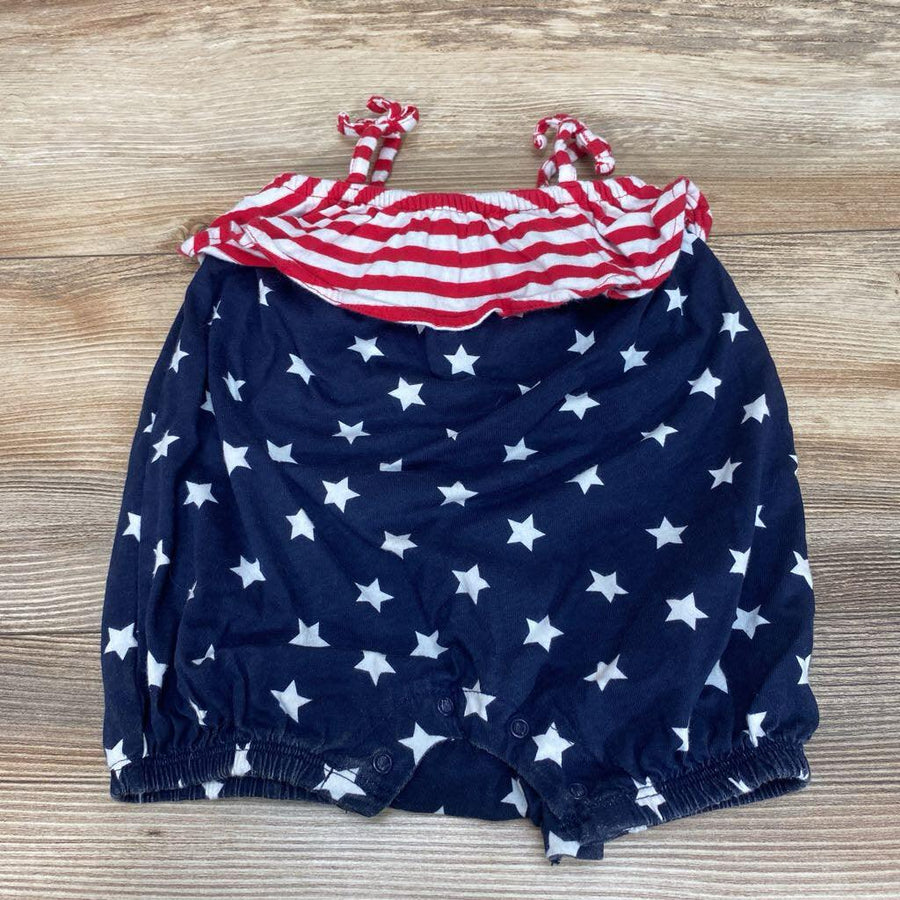 The Children's Place Red, White & Blue Shortie Romper Sleeveless sz 3-6m - Me 'n Mommy To Be