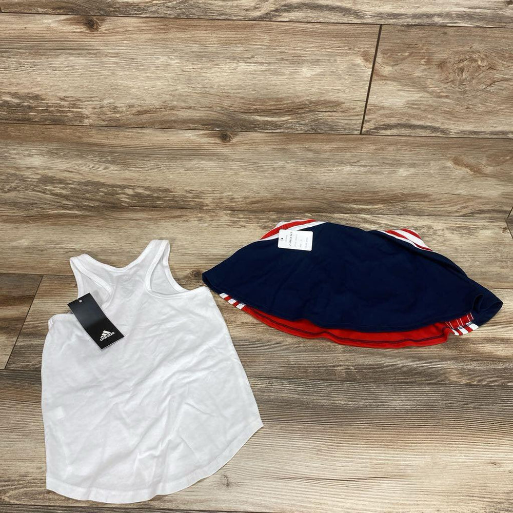NEW Adidas 2pc Tank Top & Skort Set sz 3T - Me 'n Mommy To Be
