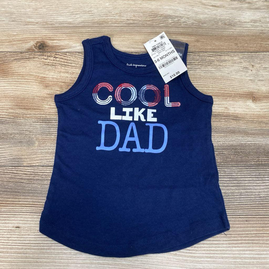 NEW First Impressions Cool Like Dad Tank Top sz 3-6m - Me 'n Mommy To Be