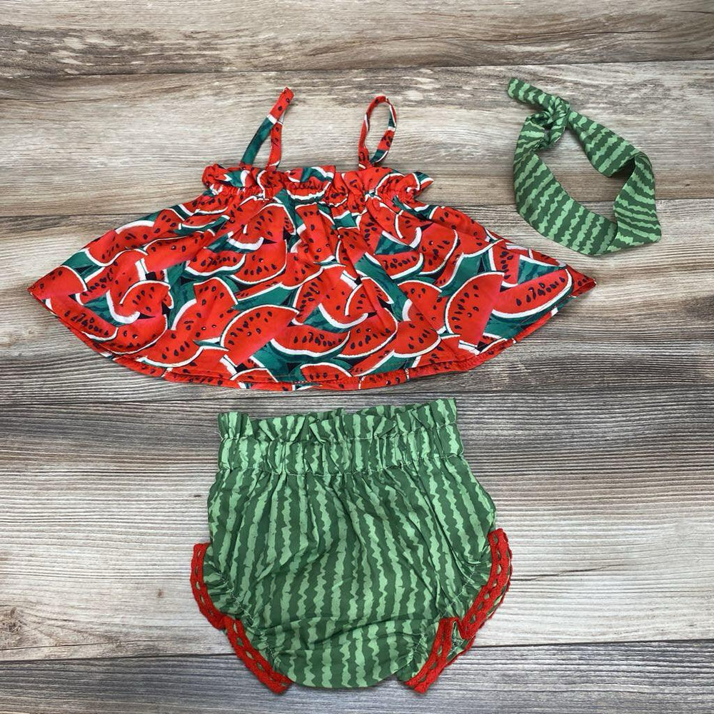 3pc Watermelon Top & Shorts sz 9-12m - Me 'n Mommy To Be