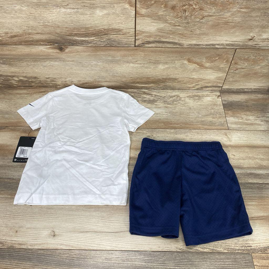 NEW Nike 2pc 'Just Do It.' Shirt & Shorts sz 4T - Me 'n Mommy To Be