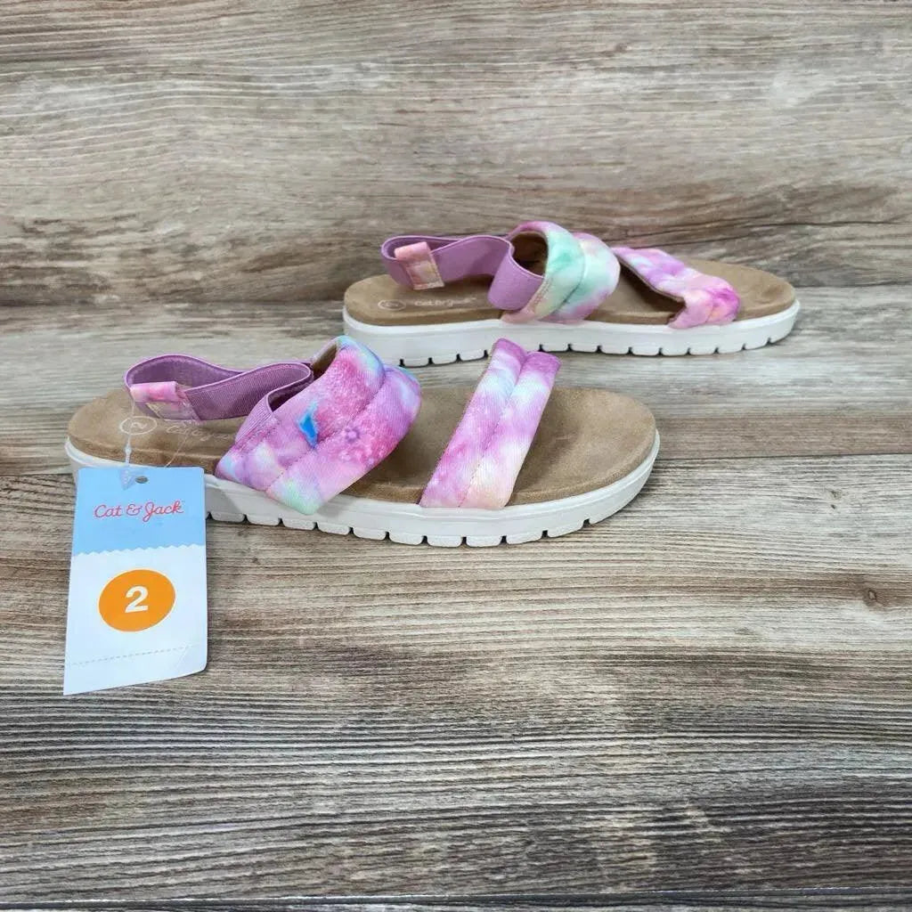 NEW Cat & Jack Hazel Slip-On Sandals sz 2Y - Me 'n Mommy To Be