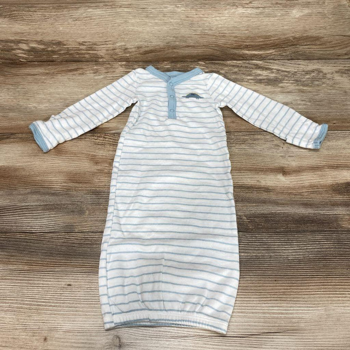 Carter's Striped Dino Sleeper Gown sz NB - Me 'n Mommy To Be