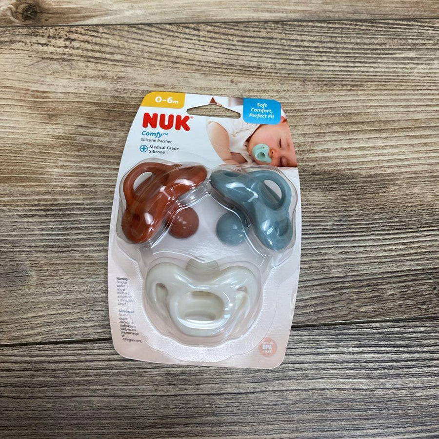 NEW NUK 3pk Comfy Orthodontic Pacifiers - Me 'n Mommy To Be