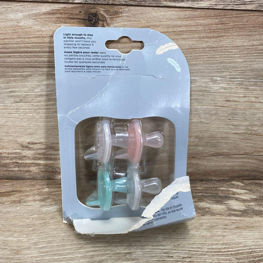 NEW Tommee Tippee 4Pk Ultra-Light Silicone Baby Pacifier sz 0-6m - Me 'n Mommy To Be