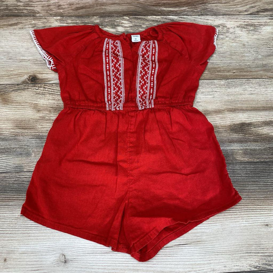 Old Navy Embroidered Romper sz 5T - Me 'n Mommy To Be