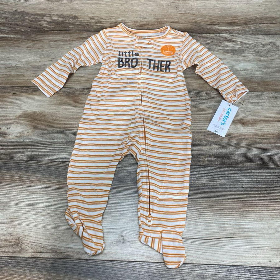 NEW Just One You Little Brother Striped Sleeper sz 6m - Me 'n Mommy To Be