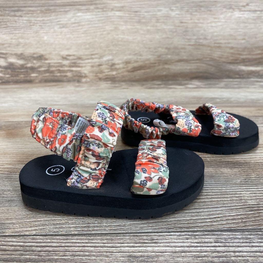 Cat & Jack Mia Floral Sandals sz 5c - Me 'n Mommy To Be
