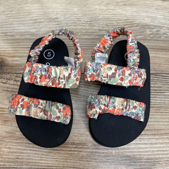 Cat & Jack Mia Floral Sandals sz 5c - Me 'n Mommy To Be