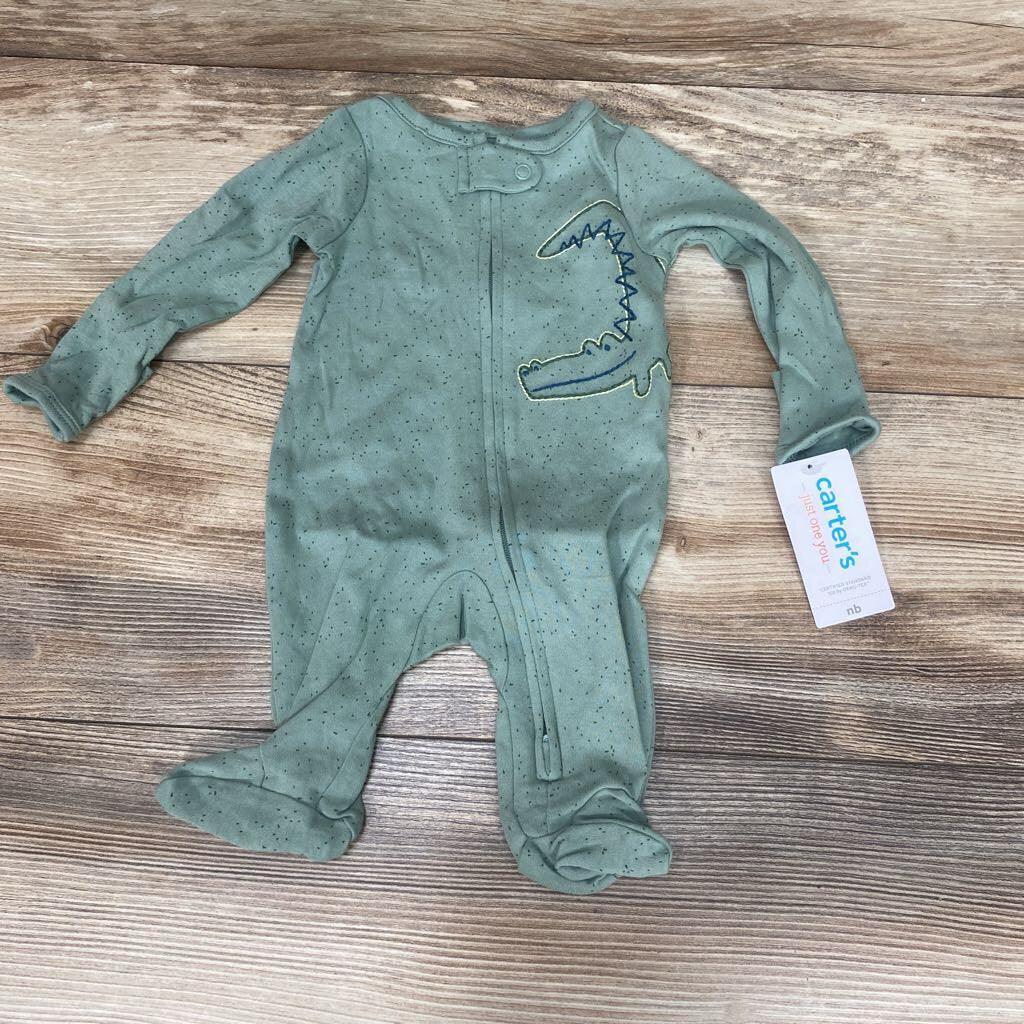 NEW Just One You Alligator Sleeper sz NB - Me 'n Mommy To Be