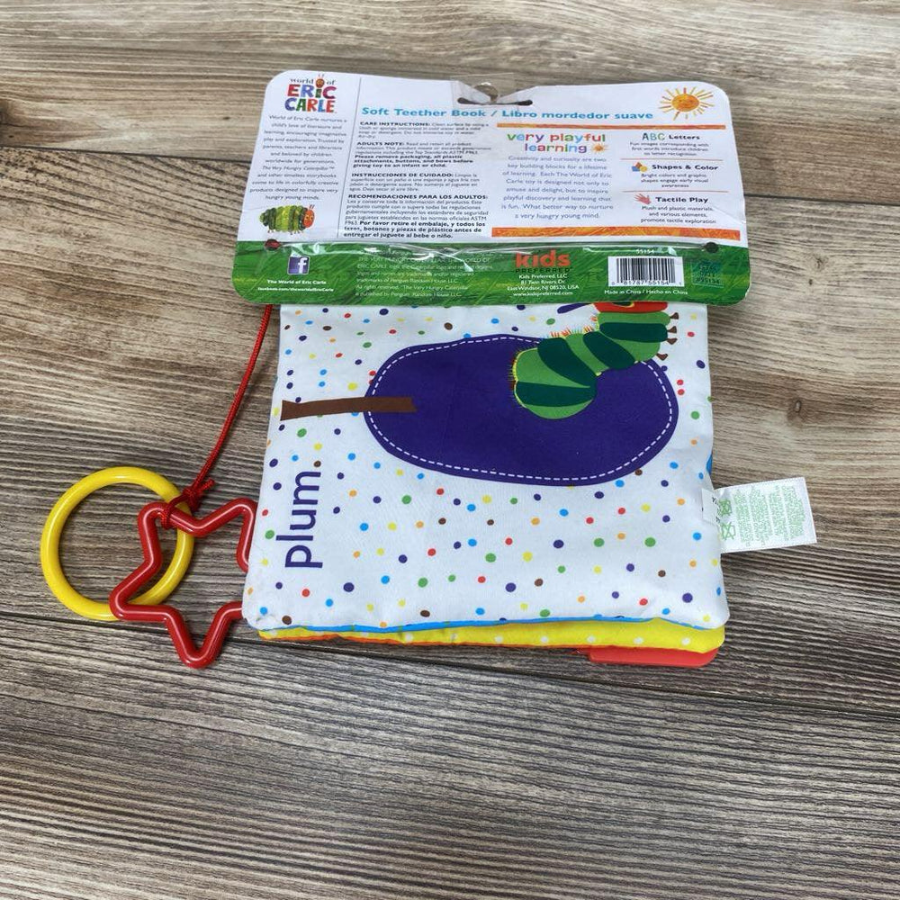 NEW The Very Hungry Caterpillar Fun Foods Soft Teether Book - Me 'n Mommy To Be