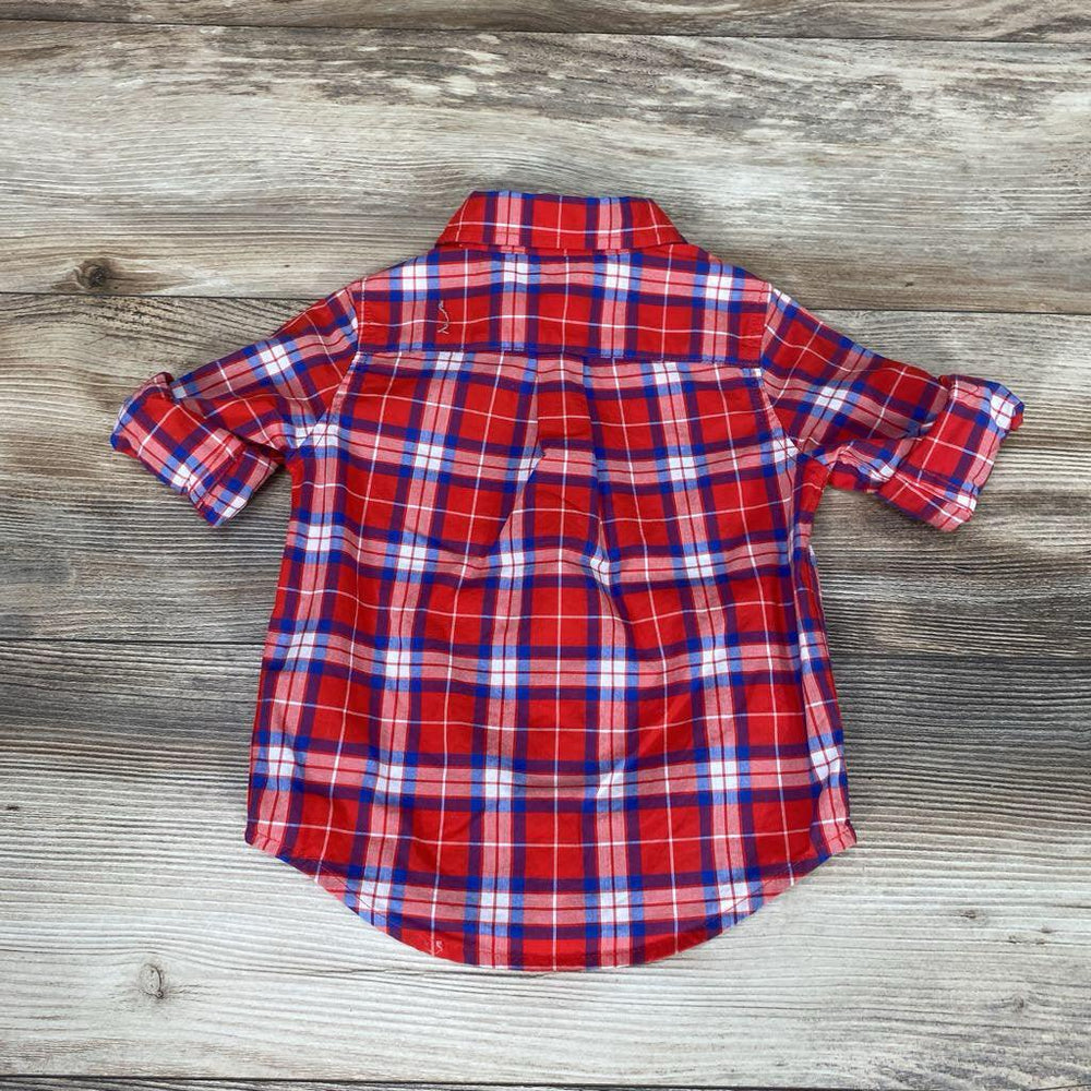 Janie & Jack Plaid Button Up Shirt sz 12-18m - Me 'n Mommy To Be