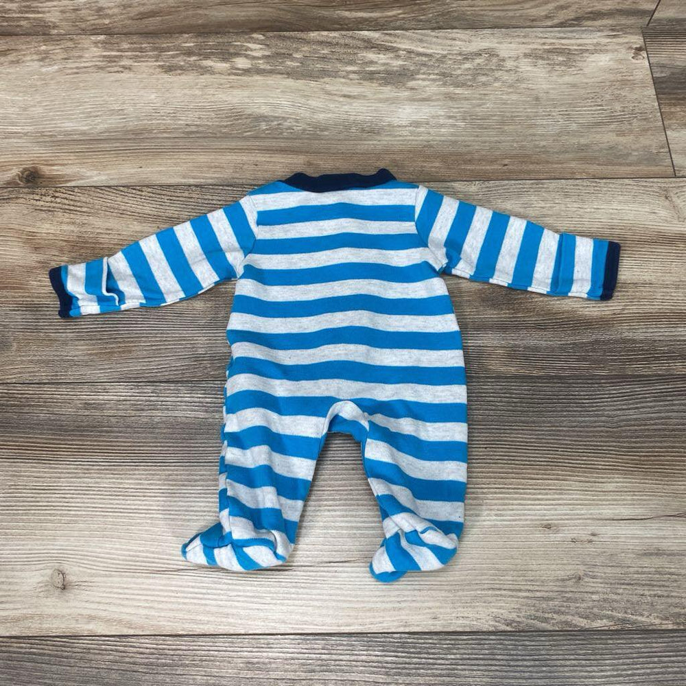 Child Of Mine Striped Little Brother Sleeper sz PREEMIE - Me 'n Mommy To Be