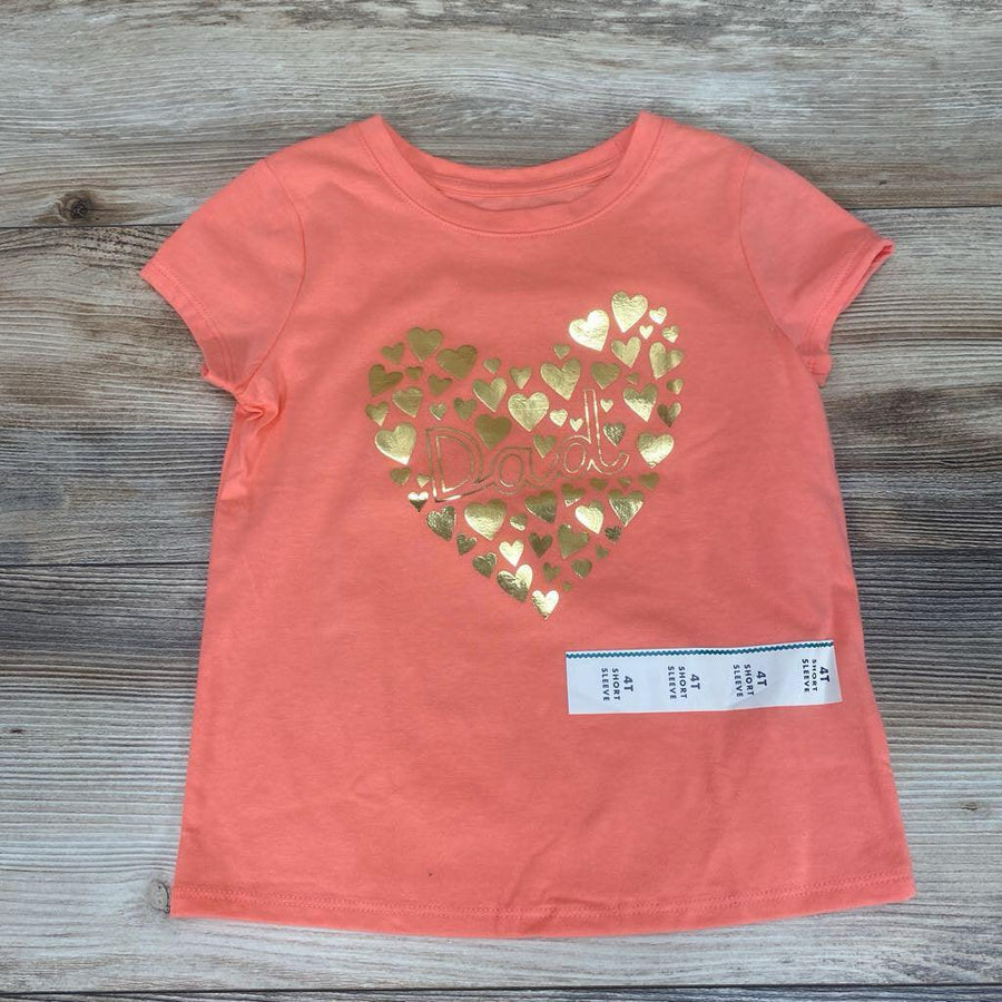 NEW Cat & Jack 'Dad' Shirt sz 4T - Me 'n Mommy To Be