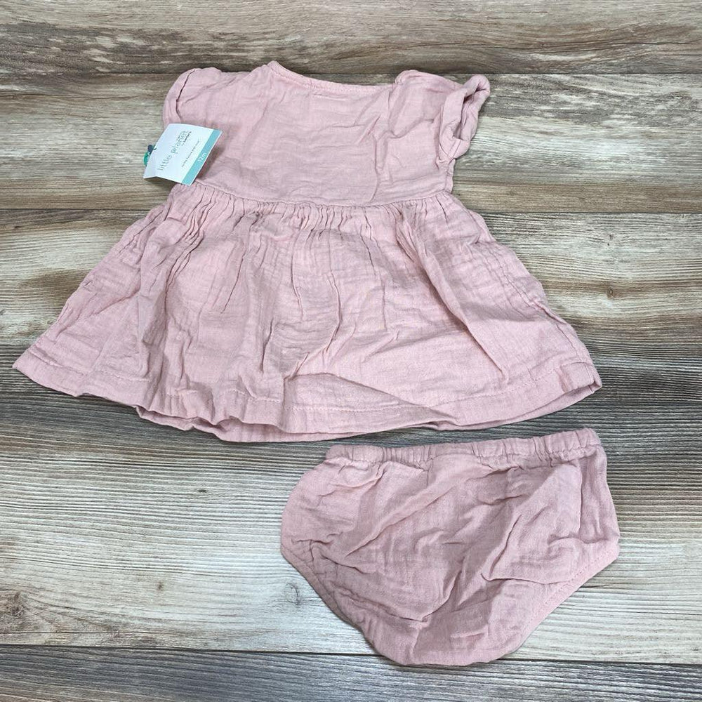 NEW Little Planet Organic 2Pc Muslin Dress & Bloomers sz 12m - Me 'n Mommy To Be