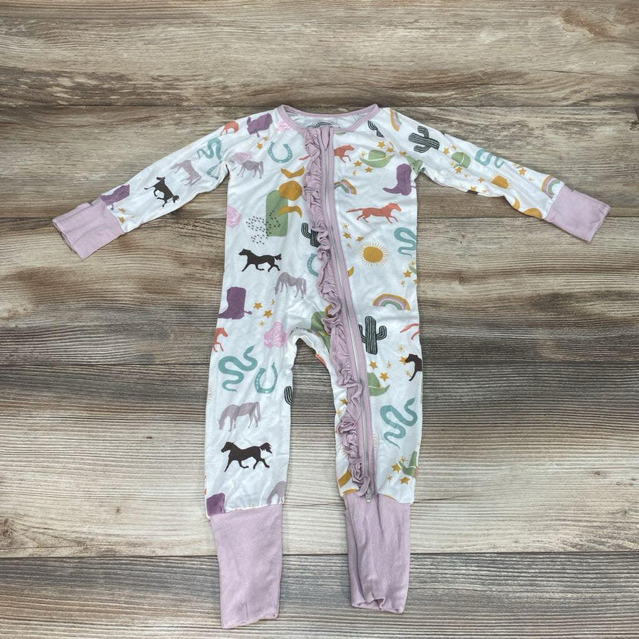 Emerson and Friends Horse Ruffle Convertible Footie sz 6-12m - Me 'n Mommy To Be
