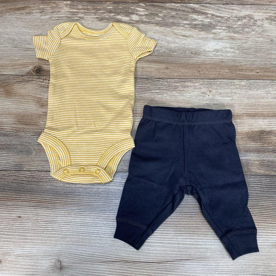 Just One You 2pc Striped Bodysuit & Pants sz NB - Me 'n Mommy To Be