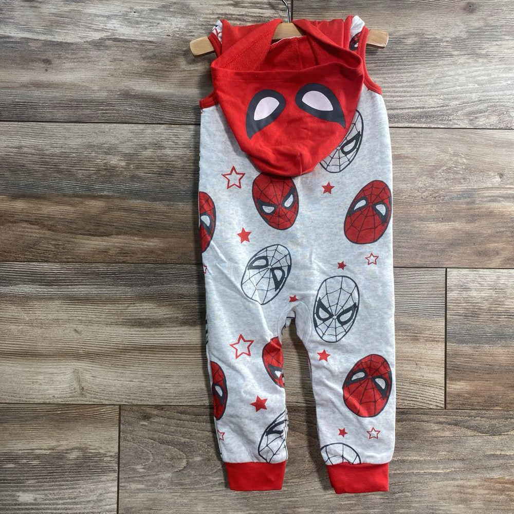 NEW Marvel Spiderman Hooded Romper sz 12m - Me 'n Mommy To Be