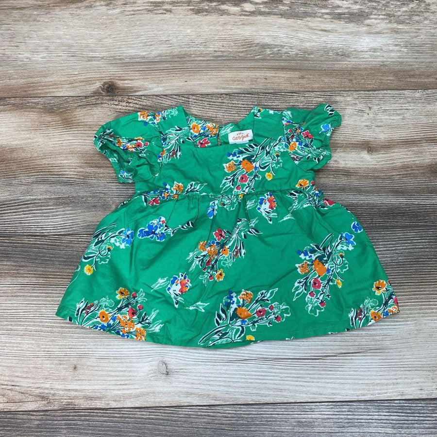 NEW Cat & Jack Floral Short Sleeve Dress Set sz 0-3m - Me 'n Mommy To Be