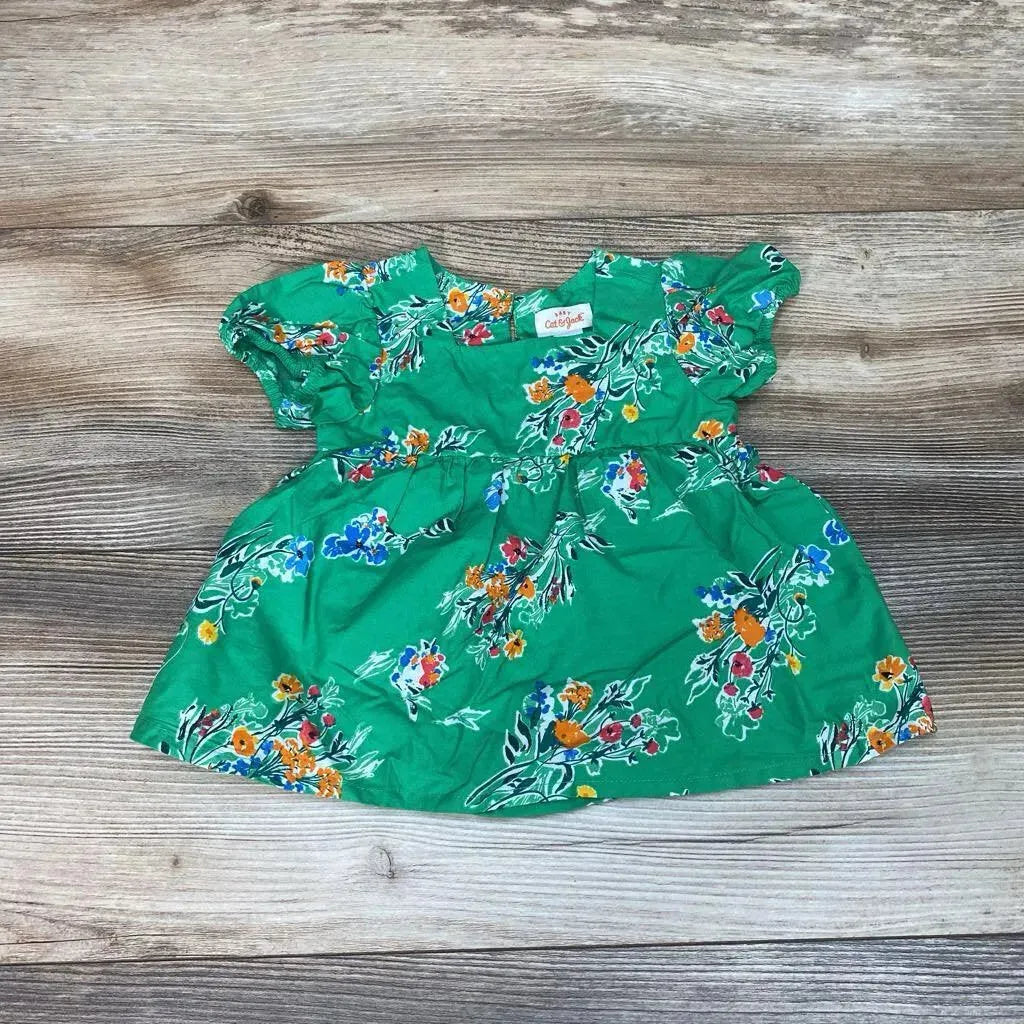 NEW Cat & Jack Floral Short Sleeve Dress Set sz 0-3m - Me 'n Mommy To Be