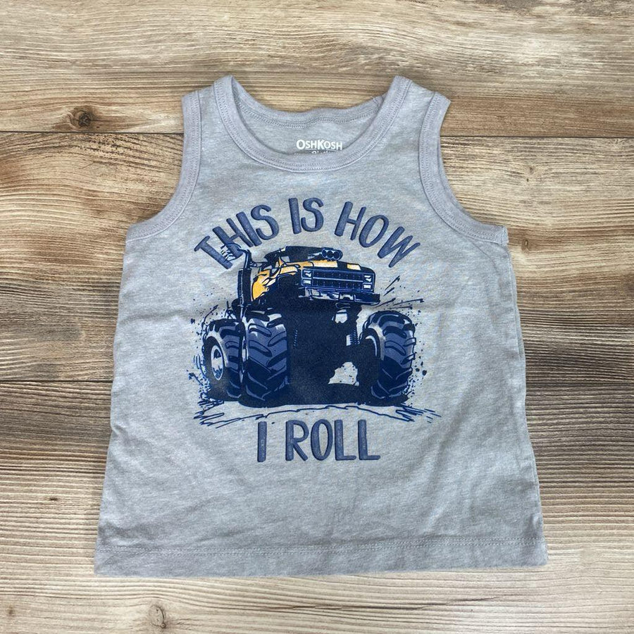 OshKosh This Is How I Roll Tank Top sz 24m - Me 'n Mommy To Be