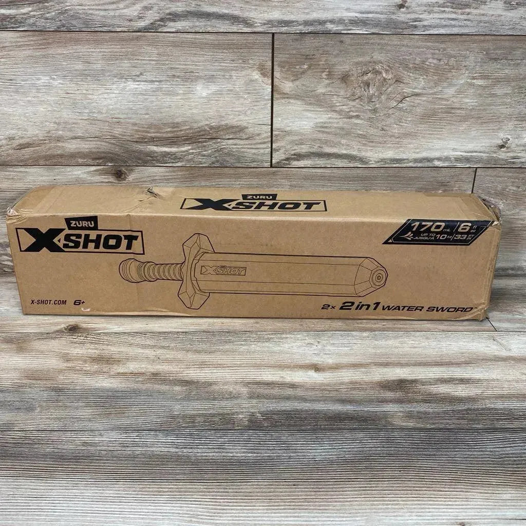 NEW Zuru 2Pk X-Shot Water Warfare Water Sword - Me 'n Mommy To Be
