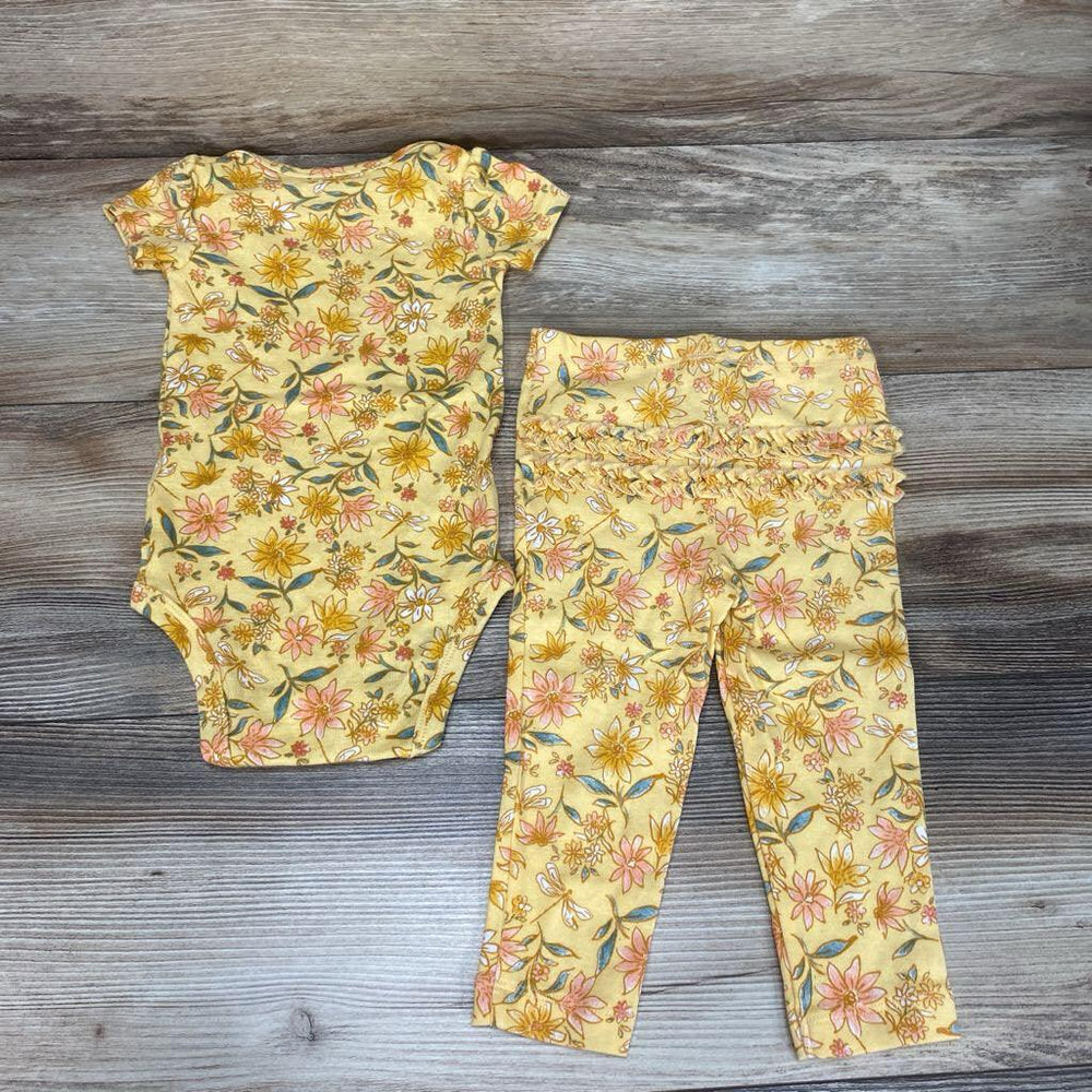 Carter's 2pc Floral Bodysuit & Pants sz 9M - Me 'n Mommy To Be