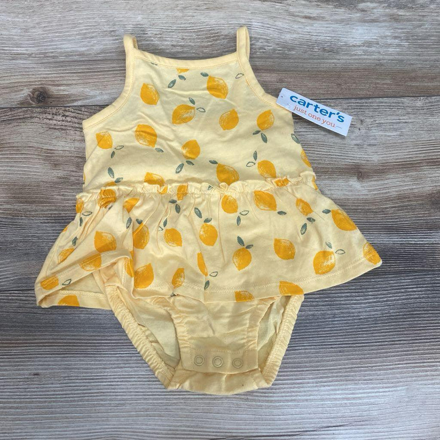 NEW Just One You Lemons Skirted Romper sz 6m - Me 'n Mommy To Be