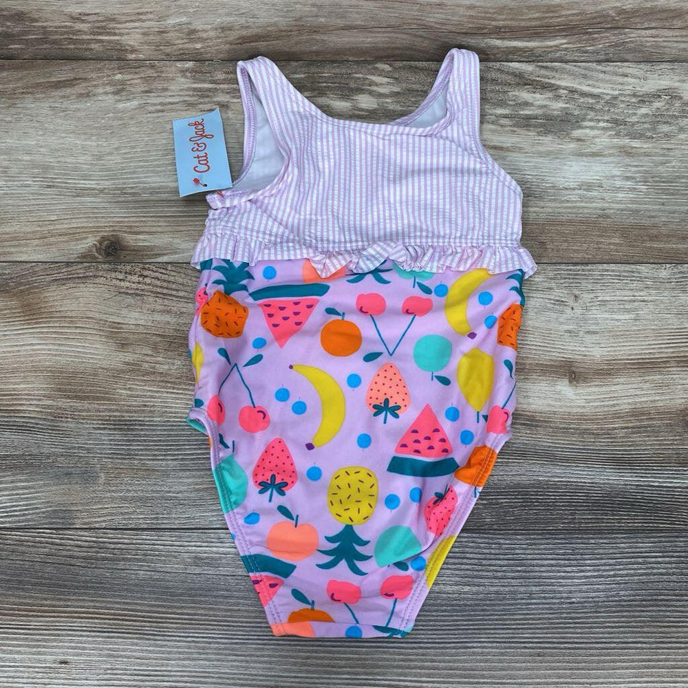 NEW Cat & Jack Fruit Print 1pc Swimsuit sz 3T - Me 'n Mommy To Be