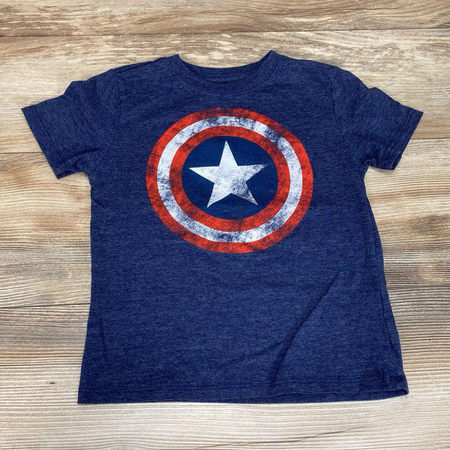 Marvel Captain America Shirt sz 5T - Me 'n Mommy To Be