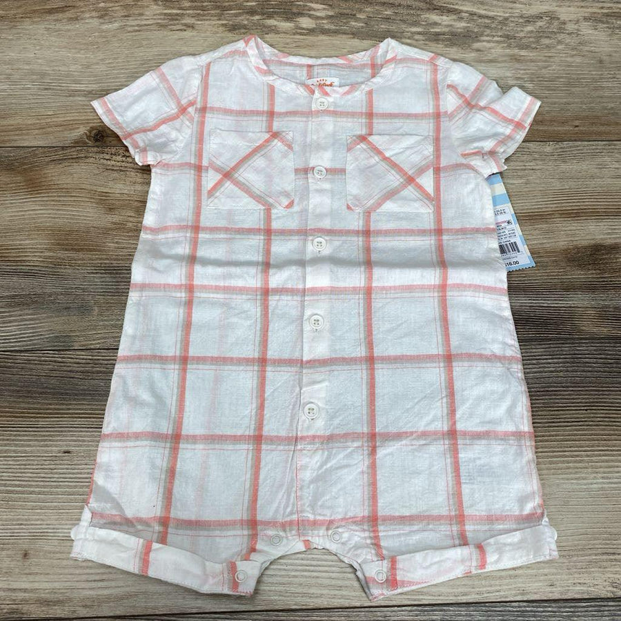NEW Cat & Jack Plaid Shortie Romper sz 18m - Me 'n Mommy To Be