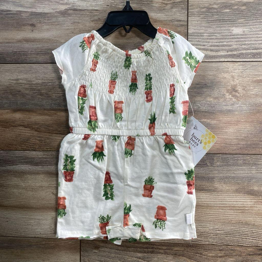 NEW Organic Burt's Bees Baby Plant Shortie Romper sz 6-9m - Me 'n Mommy To Be